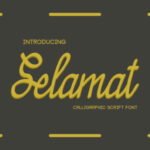 Selamat Font Poster 1