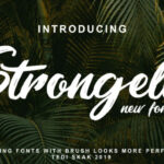 Setrongell Font Poster 1