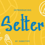 Setter Font Poster 1