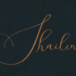 Shailene Script Font Poster 5
