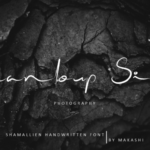 Shamallien Font Poster 3