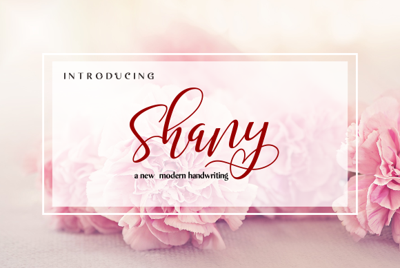 Shany Font Poster 1