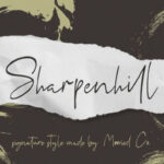 Sharpenhill Font Poster 1