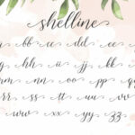 Shelline Font Poster 7