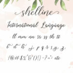 Shelline Font Poster 8