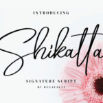 Shikatta Font Poster 1