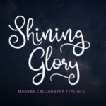 Shining Glory Font Poster 1