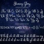 Shining Glory Font Poster 8