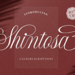 Shintosa Font Poster 1