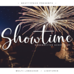 Showtime Font Poster 1