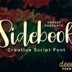 Sidebook Script Font Poster 1