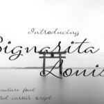 Signarita Louisse Font Poster 1