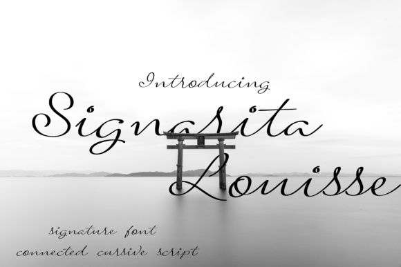 Signarita Louisse Font Poster 1