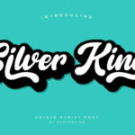 Silver King Font Poster 1