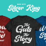 Silver King Font Poster 4