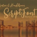 Singapore Script Font Poster 2