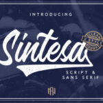 Sintesa Font Poster 1