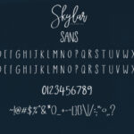 Skylar Font Poster 8