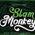 Slam Monkey Font Poster 6