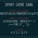 Smart Cherie Duo Font Poster 6