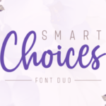 Smart Choices Duo Font Poster 1