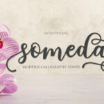 Someday Script Font Poster 6