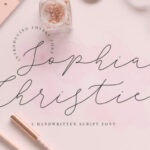Sophia Christie Script Font Poster 1