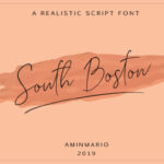 South Boston Font Poster 1