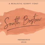 South Boston Font Poster 11