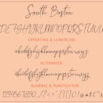 South Boston Font Poster 9