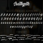 Southgate Font Poster 13