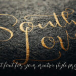 Southlove Script Font Poster 4