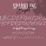 Sparkling Bright Duo Font Poster 8