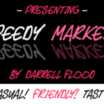 Speedy Marker Font Poster 1