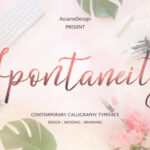 Spontaneity Font Poster 1