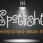 Spotlight Font Poster 1