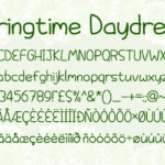 Springtime Daydream Font Poster 2