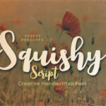 Squishy Script Font Poster 1