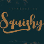 Squishy Script Font Poster 5