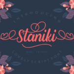 Staniki Font Poster 1