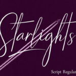 Starlights Font Poster 2