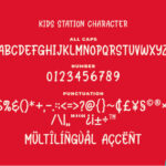 Station Kids Font Poster 3