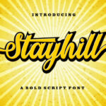 Stayhill Font Poster 1