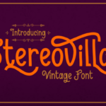 Stereovilla Font Poster 1