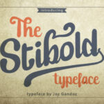 Stibold Font Poster 1