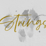 Strings Font Poster 1