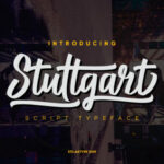 Stuttgart Script Font Poster 1