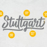 Stuttgart Script Font Poster 2