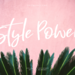 Style Power Font Poster 1