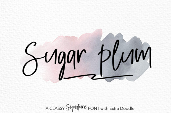 Sugar Plum Font Poster 1